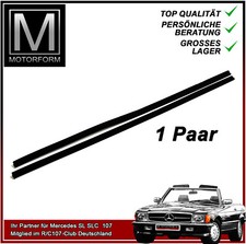 Mercedes SL SLC W107 window shaft gaskets outside window stripping gasket