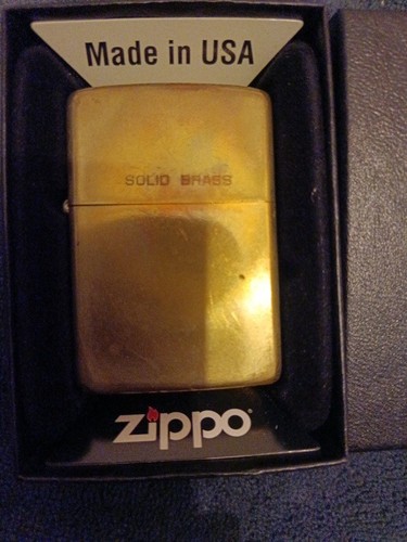 Vintage 1990s zippo - zippo, solid