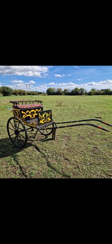 Vintage horse cart - horse,