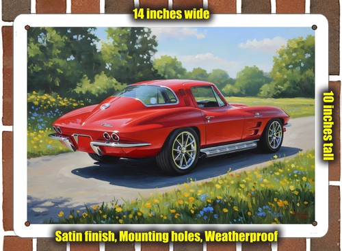 Metal sign 1964 chevrolet - metal,
