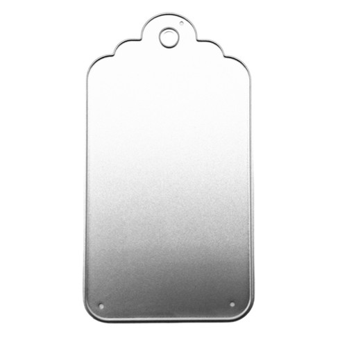 Blank label tag metal cutting - label,