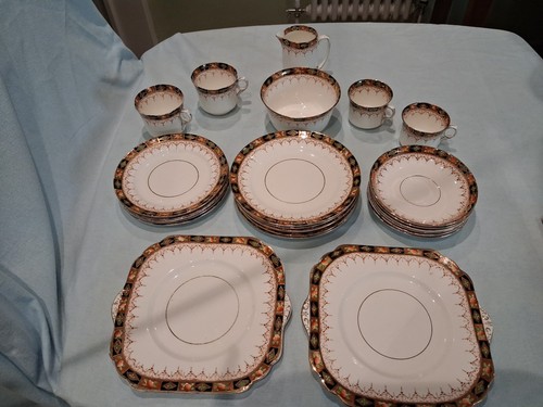 Vintage imari tea service - vintage,