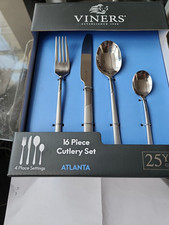 Viners: Atlanta 16 Piece Cutlery Set. 18.0 stainless steel. 4 place settings.New
