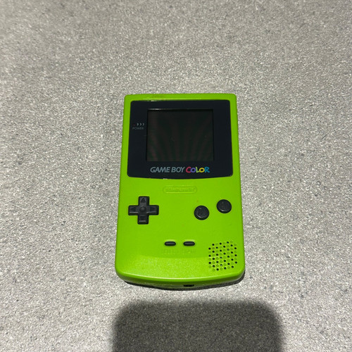 Nintendo game boy color green - game,