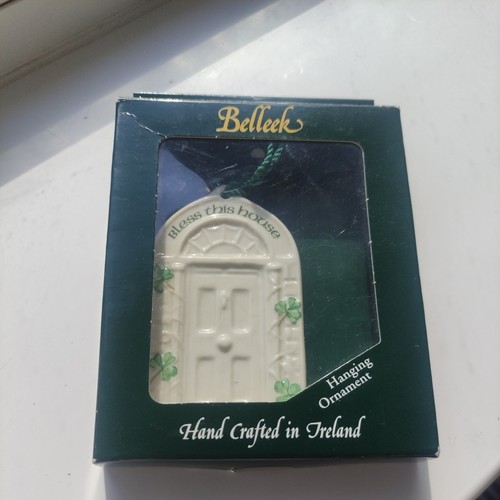Belleek hanging ornament - belleek,