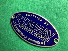 Stanhay Ltd,Tunbridge Wells Automobile Engineers Suppliers  Badge Wm Millar Bham