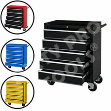 Steel Tool Chest Roller Cabinet Large Professional Box With Ball Bearing Slide