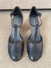 Sessun Leather T-bar Shoes