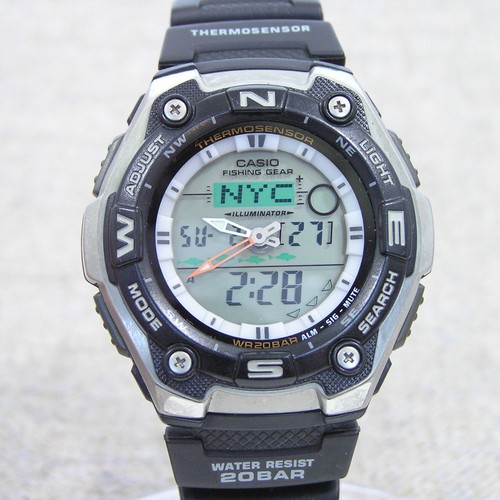 Rare casio aqw 101 fishing - [rare!], aqw-101