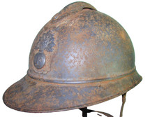 untouched WW1 French M15 Adrian helmet infantry casque stahlhelm casco 胄 1GM 1WK