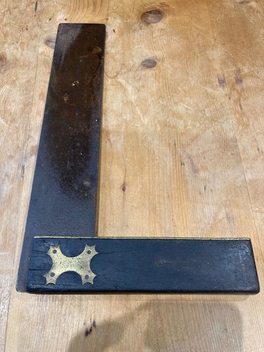 Antique set square shipwright - antique, square,shipwright