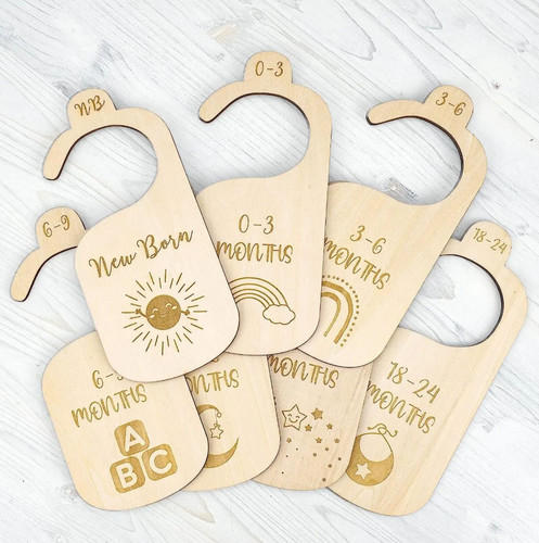 Baby nursery wardrobe divider - nursery,