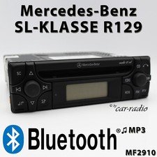 Mercedes R129 Radio Audio 10 CD MF2910 MP3 Bluetooth SL-Class 129 Car Stereo