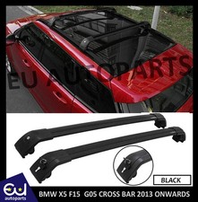 FOR BMW X5 F15 F85 G05 F95 LOCKABLE ALUMINIUM CROSS BARS ROOF RACK 75 KG 2013+