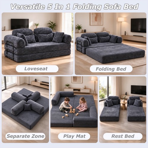 200cm boneless sofa - 200cm, bed