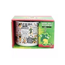 Elf Movie Enamel 500ml Mug And Keyring Christmas Gift Set