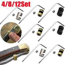 NEW Brass Thumb Stud Knives Kit For Buck 110 and other Folding knife 4/8/12Sets
