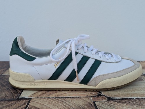 Adidas jeans white - white, leather