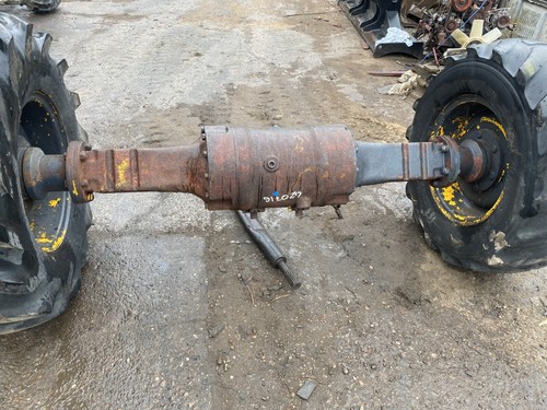 Axle taken from ton dumper - 4,