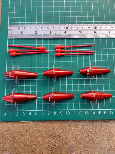 Floating devon minnows - 2",