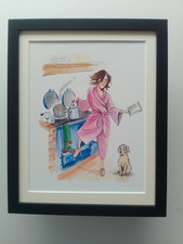 Bryn Parry Shooting print  'The Host's Wife'   FRAMED