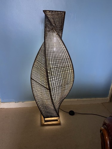 Vintage rattan wicker floor - vintage,