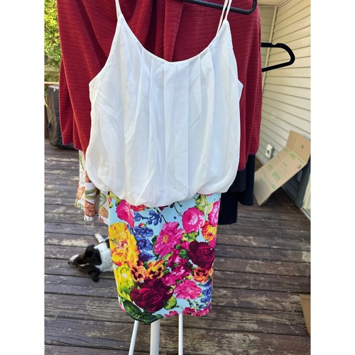 Deb womens floral mini dress - womens,