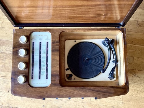 Vintage radiogram record - vintage,