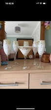Beautiful Yankee Candle Champagne Flutes Tea Light Holders