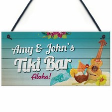 Personalised Tiki Bar Hanging