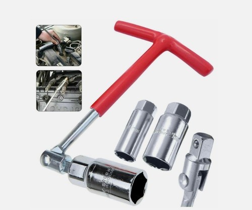 Red 4pc bar spark plug - red, t-bar