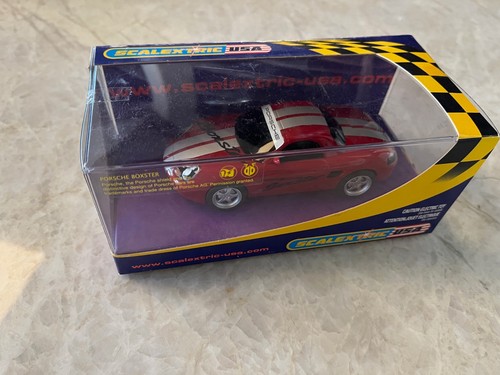 Porsche scalextric red boxster - porsche,