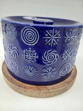 Portmeirion Blue Totem Cheese