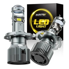 2X RHD H4 9003 Bi-LED Projector Lens Headlight Retrofit Hi-Lo Bulb 50000LM 100W