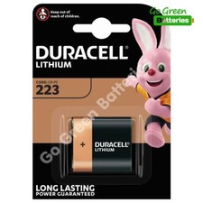 1 x Duracell 223 6V Lithium Ultra Photo Battery CR223 DL223 CR-P2 EL223AP NEW