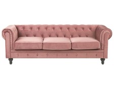 3 Seater Velvet Fabric Sofa