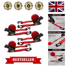 Ratchet Straps 4Pack, 4 X