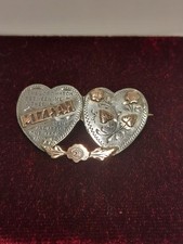 Antique Gold On Silver Mizpah