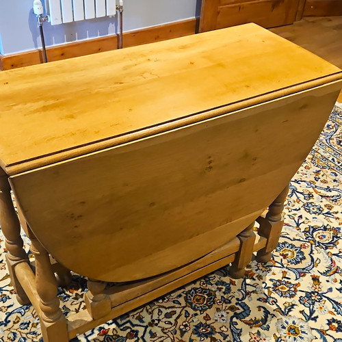 Oval wood drop - wood, dining