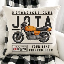 Personalised Motorbike Cushion Cover Laverda Jota Classic Bike Dad Gift VBC26
