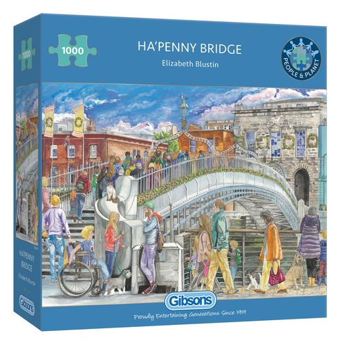 Gibsons jigsaw puzzle penny - gibsons, ha'penny