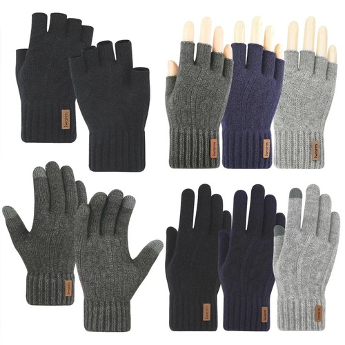Thermal fingerless gloves - uk,
