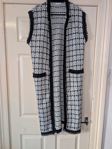Zara maxi bead tweed - , waistcoat