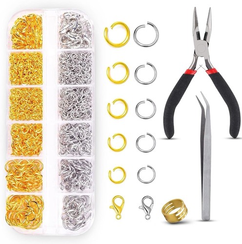 1200pcs open jump rings and - open,