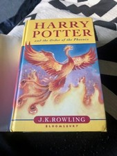 1st Edition Harry Potter & The Order of The Phoenix Rare Misprint Hardback Book