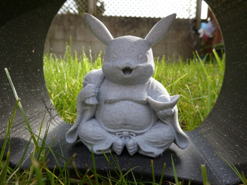 Pikachu buddha statue 12cm - buddha,