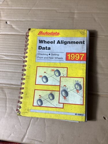 Autodata wheel alignment data - wheel,
