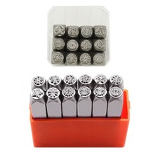 12PCS Metal Letter Punch Set