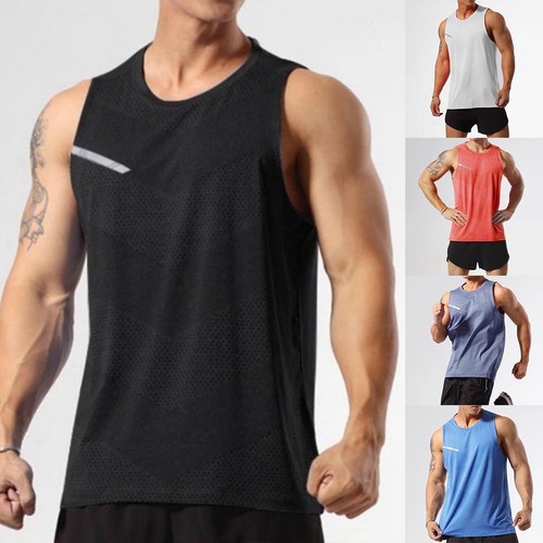 Outdoor running mens mesh vest - running,