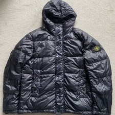 Stone Island 30th Anniversary Garment Dyed Down Puffer Hooded Jacket XXL
